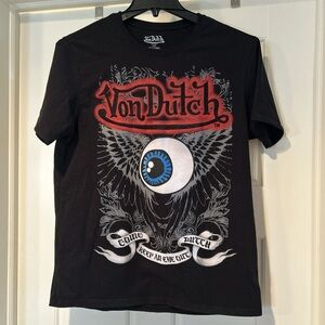 Von Dutch “Keep An Eye Out” Flying Eyeball Tee